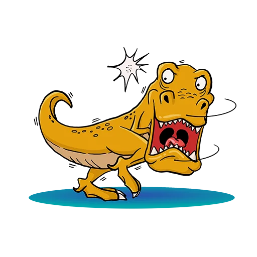 Эмодзи T-Rex 😖