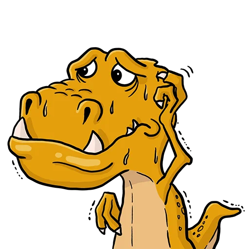 Эмодзи T-Rex 😞
