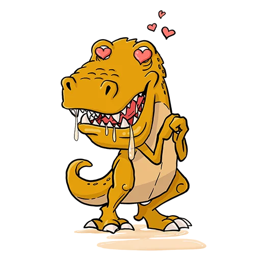 T-Rex emoji 🥰