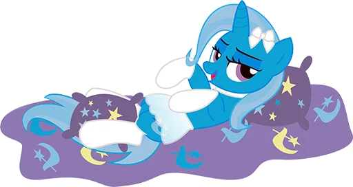 Telegram Sticker «Great & Powerful Trixie!» 😴