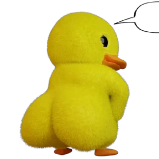 Эмодзи duck ass 🦆