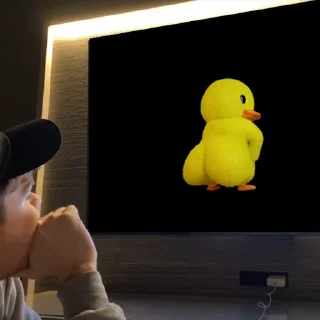 Емодзі duck ass 😍