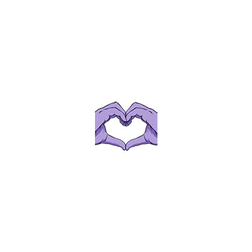 Twitch emoji (global) stiker 🫶