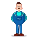 Стікер UGL.COM.UA 👍