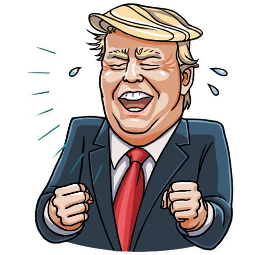 Telegram Sticker «Mr. Trump» 