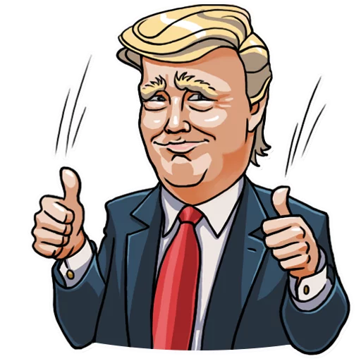 Telegram stiker «Mr. Trump» 👍