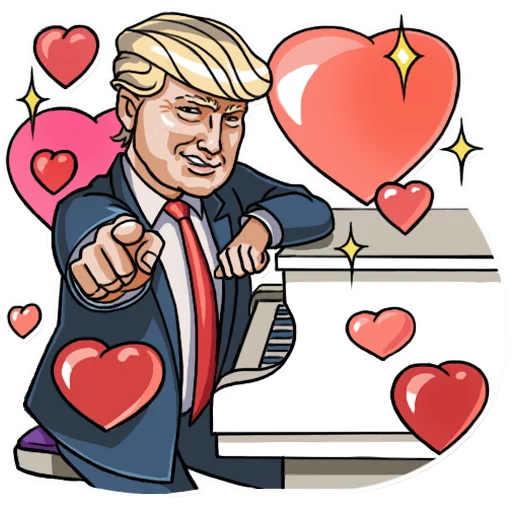 Mr. Trump stiker 😍