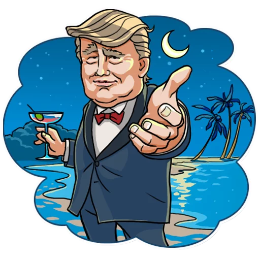Mr. Trump stiker 🍸