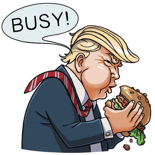 Mr. Trump stiker 🍔
