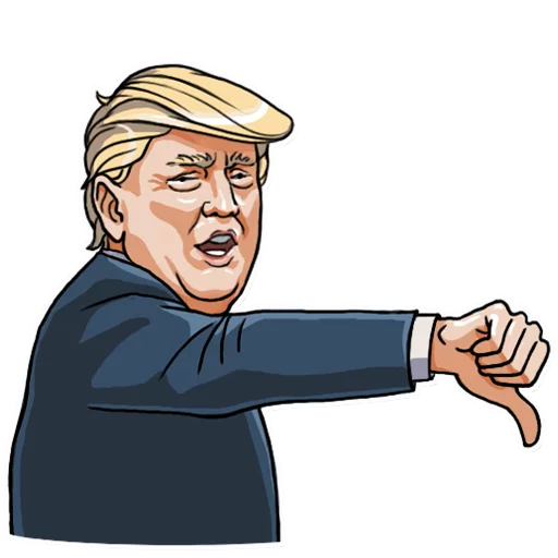 Telegram Sticker «Mr. Trump» 