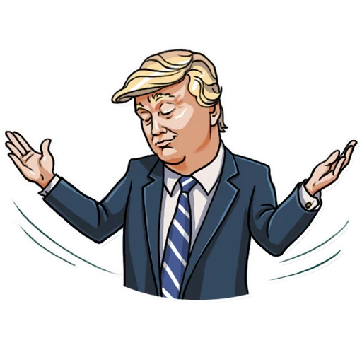 Mr. Trump stiker 😐