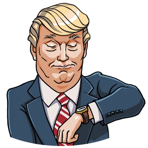 Mr. Trump emoji ⏰