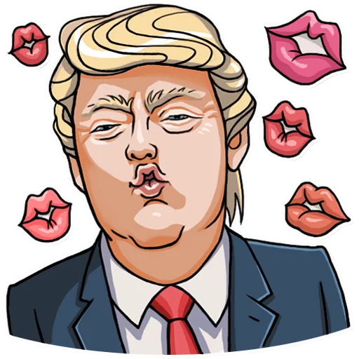 Mr. Trump stiker 💋