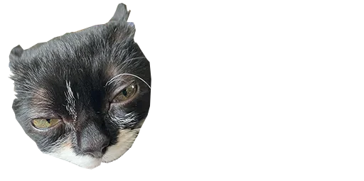 Стікер Telegram «Мікро-Кішки» 😑