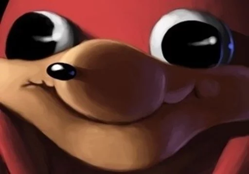 Эмодзи Ugandan Knuckles 🙂