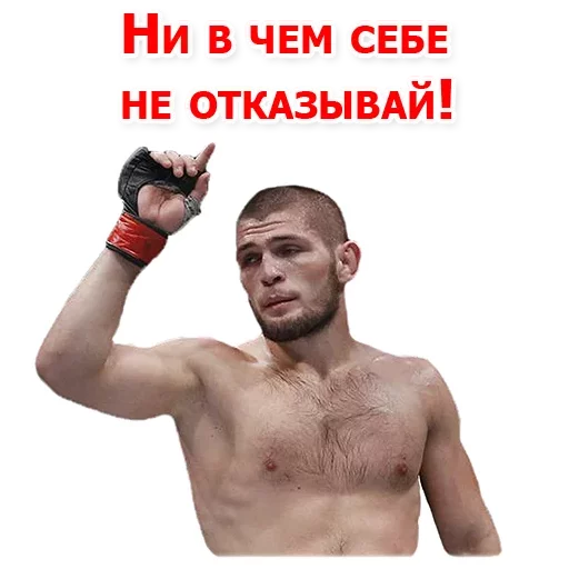 Telegram stiker «Хабиб Нурмагомедов & Конор Макгрегор» 😡