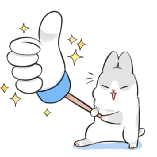 Telegram Sticker «Ultimate Machiko Rabbit Pack #1» 