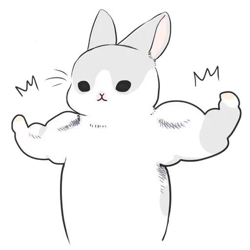 Telegram Sticker «Ultimate Machiko Rabbit Pack #1» 
