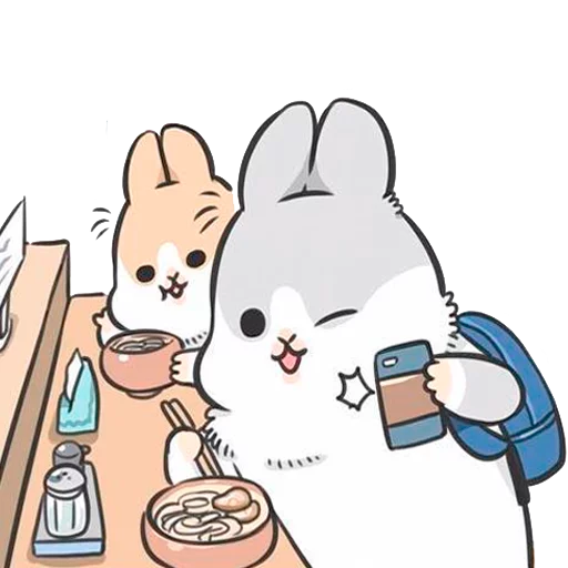 Стікер Telegram «Ultimate Machiko Rabbit Pack #1» 