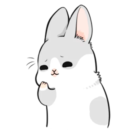 Telegram Sticker «Ultimate Machiko Rabbit Pack #1» 😀