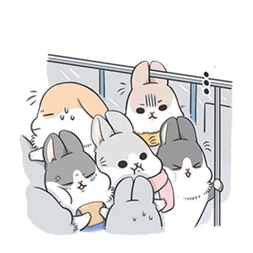 Емодзі Ultimate Machiko Rabbit Pack #2 