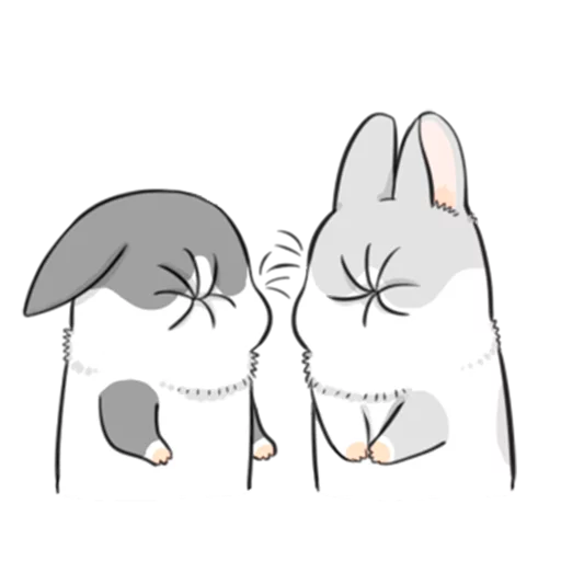 Telegram Sticker «Ultimate Machiko Rabbit Pack #2» 🙃