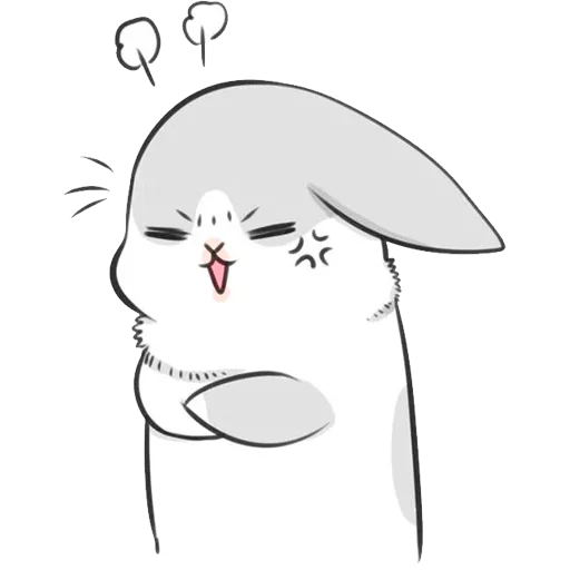 Telegram Sticker «Ultimate Machiko Rabbit Pack #2» 💢