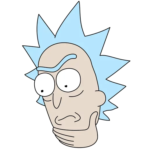 Telegram Sticker «Rick and Morty» 🤴