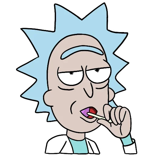Telegram Sticker «Rick and Morty» 🙅‍♂️