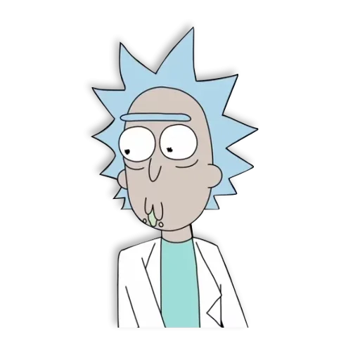 Стикер Telegram «Rick and Morty» 🥃