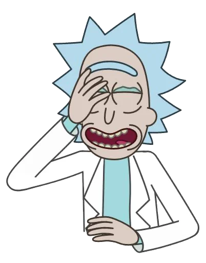 Telegram stiker «Rick and Morty» 🤪