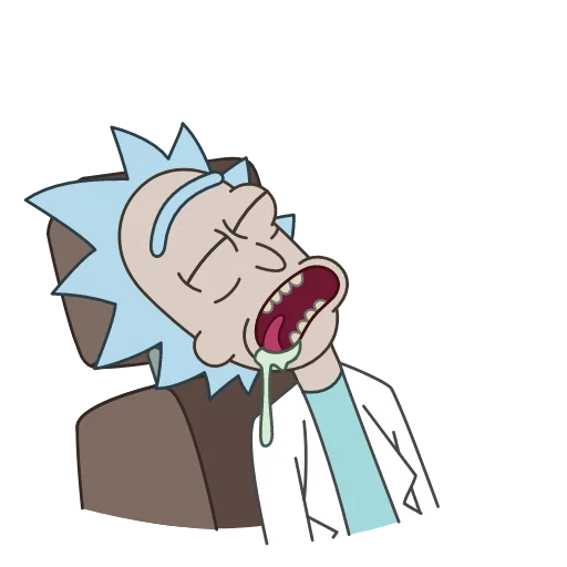 Стикер Telegram «Rick and Morty» 🙌