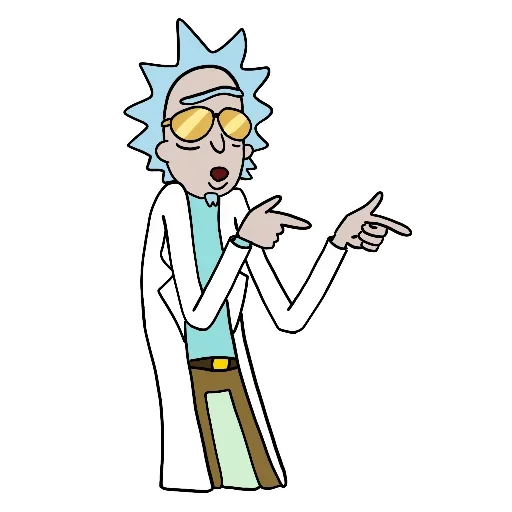 Telegram stiker «Rick and Morty» 🙄