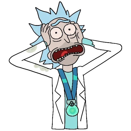 Telegram Sticker «Rick and Morty» 🥳