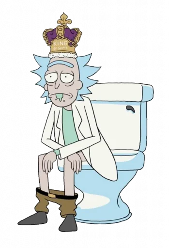 Rick and Morty sticker 🚽