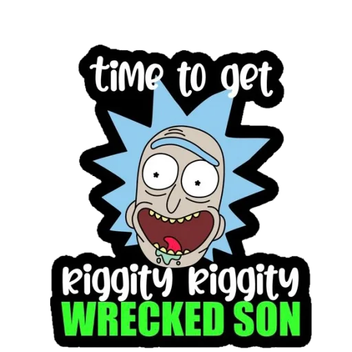 Telegram Sticker «Rick and Morty» 👎