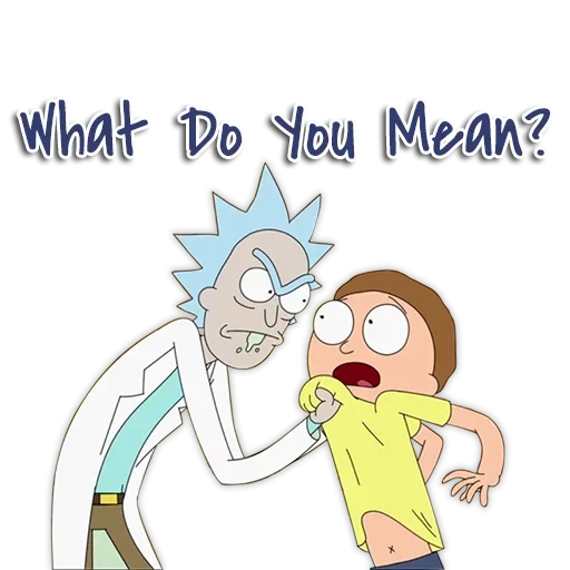 Емодзі Rick and Morty 🙏