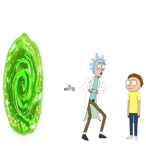 Стикер Telegram «Rick and Morty» 🙄