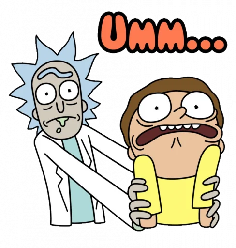 Эмодзи Rick and Morty ❓
