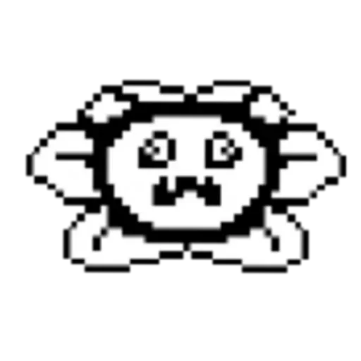 Undertale Flowey Sticker 9 Telegram Sticker 😖 from «Undertale Flowey» pack