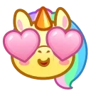 Емодзі Unicorn Emoji 😍