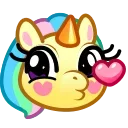 Емодзі Unicorn Emoji 😘
