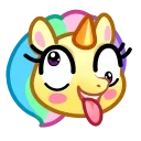Эмодзи Unicorn Emoji 🤪