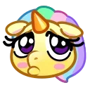 Емодзі Unicorn Emoji 😢