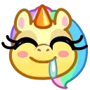 Емодзі Unicorn Emoji 🤤