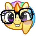 Эмодзи Unicorn Emoji 🤓