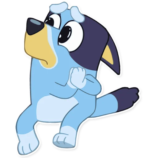 Unofficial Bluey sticker 💙