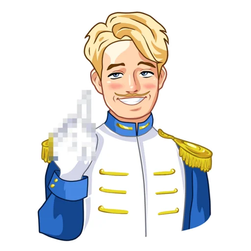 Telegram Sticker «Гусары» 🖕