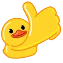 Duck sticker 👍