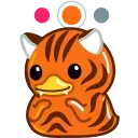 Duck emoji 🐯